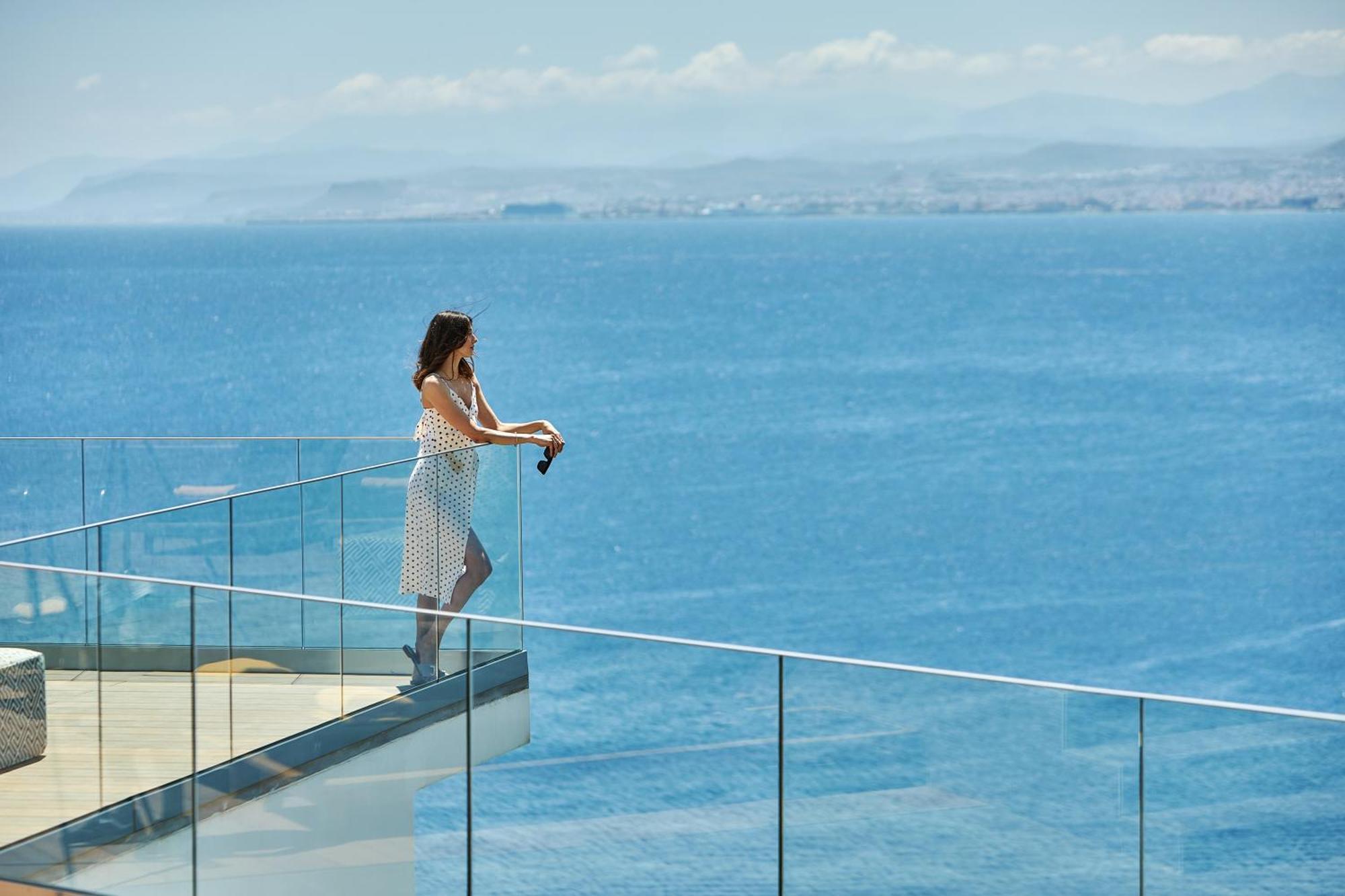 Beachfront Villa In Crete - Epavli Luxury Villa Agia Pelagia  Luaran gambar