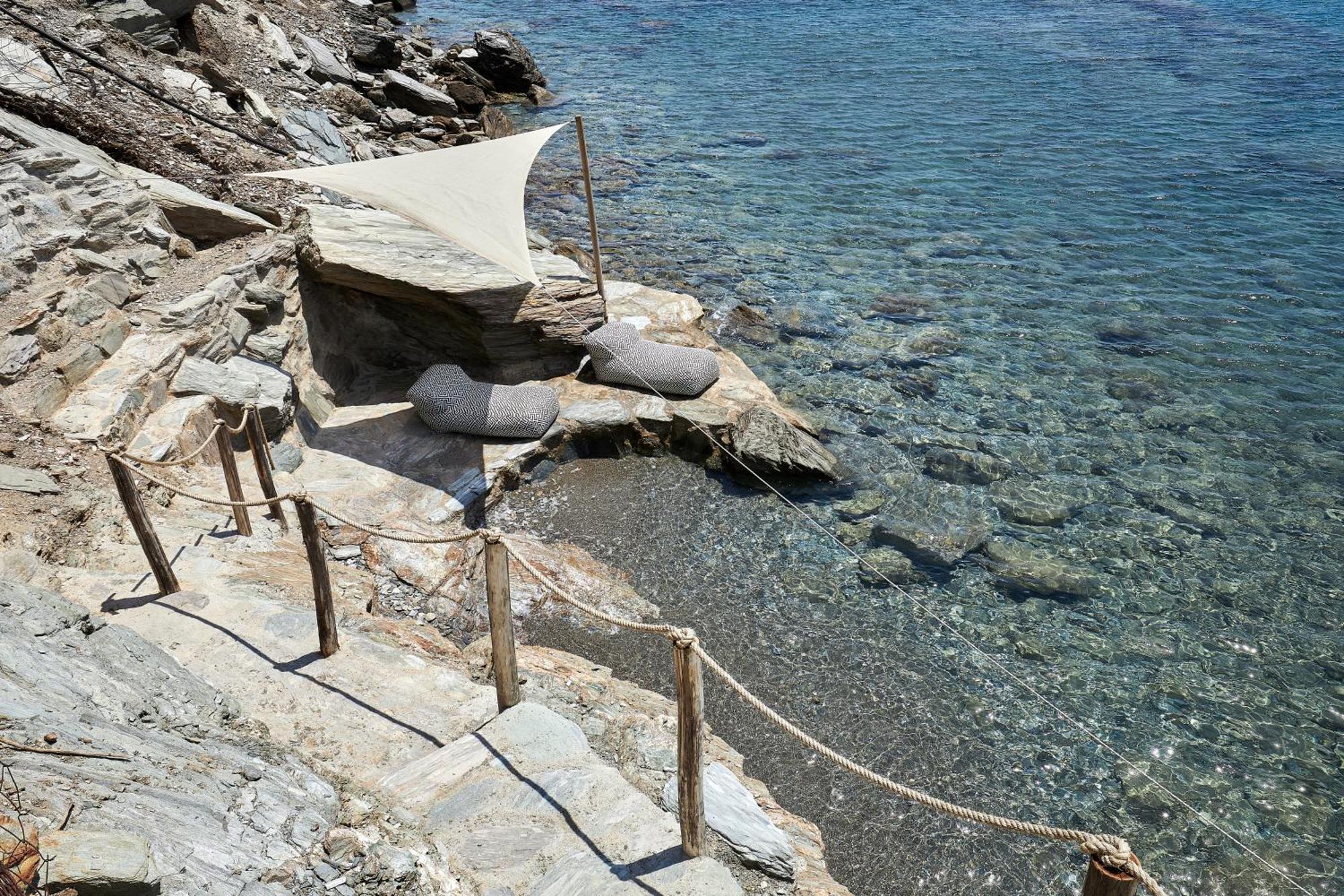 Beachfront Villa In Crete - Epavli Luxury Villa Agia Pelagia  Luaran gambar