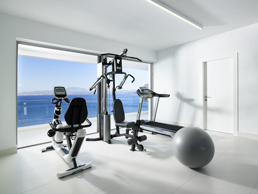 Beachfront Villa In Crete - Epavli Luxury Villa Agia Pelagia  Luaran gambar