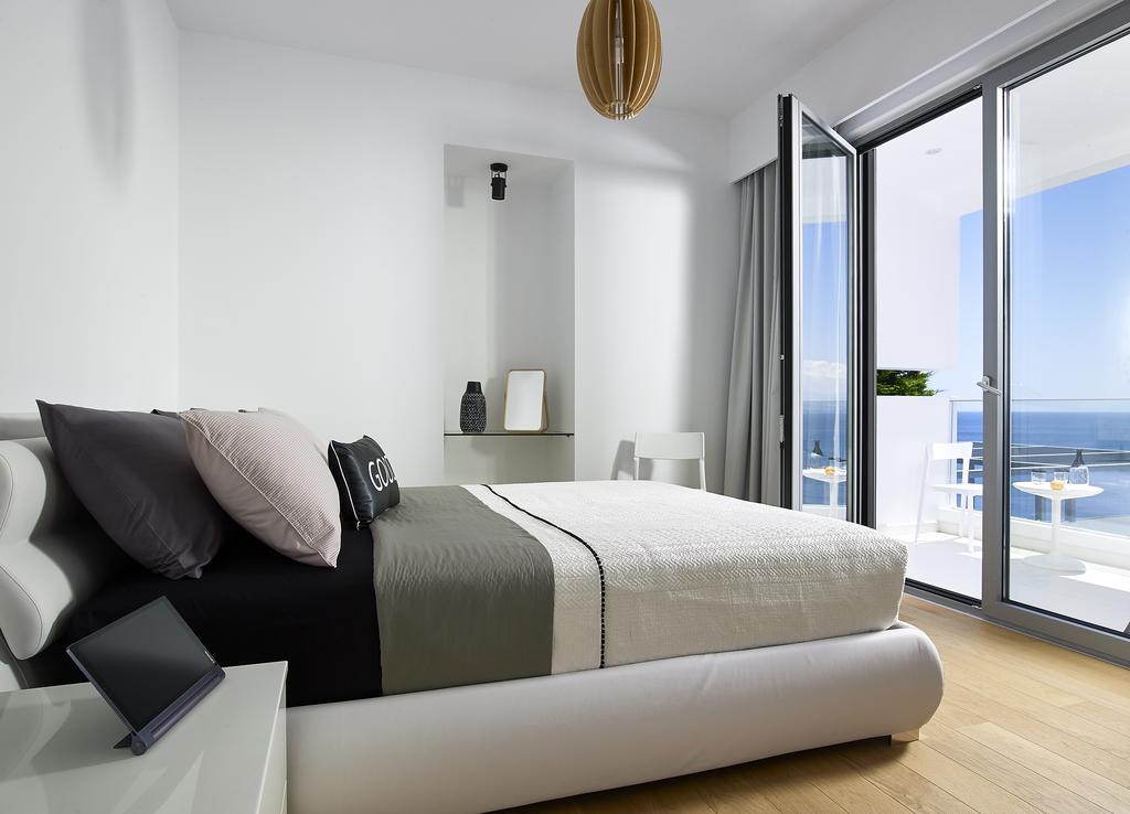 Beachfront Villa In Crete - Epavli Luxury Villa Agia Pelagia  Luaran gambar