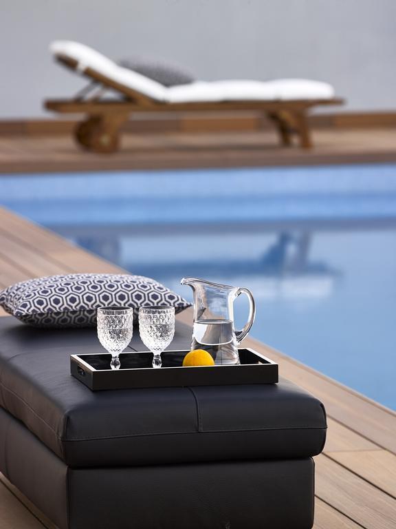 Beachfront Villa In Crete - Epavli Luxury Villa Agia Pelagia  Luaran gambar